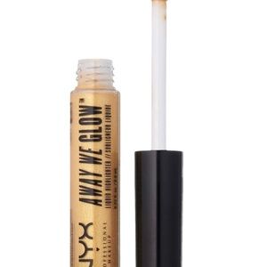 NYX professional makeup away we glow liquid highlighter ,Golden hour,0.22 oz